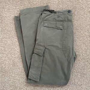 The Field Utility Cargo Pants Relaxed Ops Work Green Multi Pocket Tactical 34